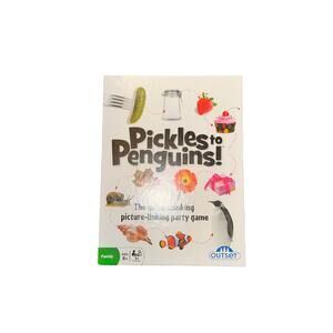 Pickles To Penguins Quick Thinking Picture Linking Party Card Game Played Once